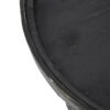 Round 3 Tiered Side Table With Rattan Shelf - Black - Image 5