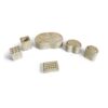 Marble Bathroom Accessories Set, Natural Stone - Beige / Gold / Beige / Yellow - Image 5