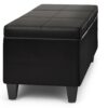 Afton - Storage Ottoman Bench - Tanners Brown - Image 7