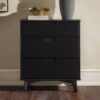 Mid Century Modern 3 Drawer Dresser - Black - Image 9