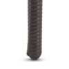 Outdoor Wicker Barstools Faux Rattan Iron Frame (Set of 2) - Gray - Image 8
