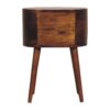 Mini Rounded Nightstand - Chestnut - Image 6