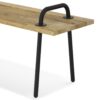 Berkeley - Small Entryway Bench - Natural - Image 5