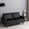 Plush Comfort Sofa - Black - Image 4