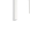Modern Tempered Glass Tea Table, End Square Table For Living Room - Transparent / White - Image 11