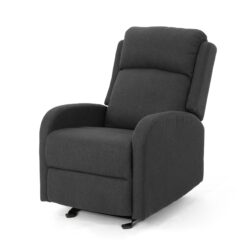 Wide Manual Rocker Standard Recliner - Dark Gray