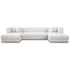 Marlow - U Shape Corner Sofa - Ivory - Image 9