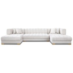 Marlow - U Shape Corner Sofa - Ivory