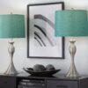 Ashland - Contemporary Table Lamp (Set of 2) - Nickel / Turquoise - Image 5