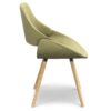 Malden - Bentwood Dining Chair - Acid Green / Light Brown - Image 2