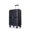 Hardshell Suitcase Spinner Wheels Pp Luggage Sets Lightweight Durable Suitcase With Tsa Lock, 3 Piece Set (20/24/28) - Black - Image 7