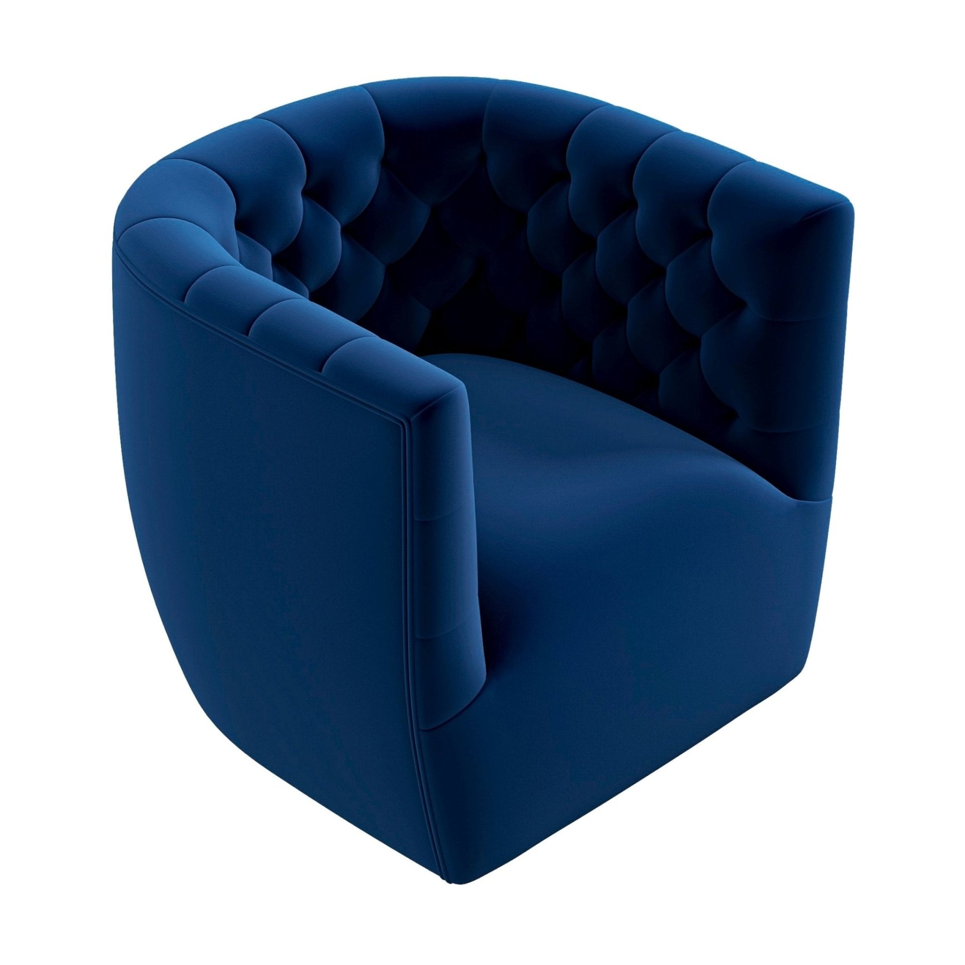 Delaney - Swivel Chair - Dark Blue - Image 17