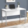 Computer Desk, Home Office, Commercial Grade, Contemporary & Modern - White - Image 4