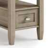 Warm Shaker - Narrow Side Table - Distressed Gray - Image 5