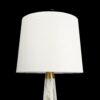 Enclave - Hydro Table Lamp With On / Off Switch Faux Marble Base Shade - Gold / White / White Marble - Image 3