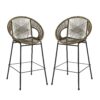 Ferrara - Outdoor Patio Barstool (Set of 2) - Green - Image 4