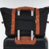 Hardshell Luggage Sets 24" / Bag Spinner Suitcase With Tsa Lock Lightweight - Black / Brown - Image 6