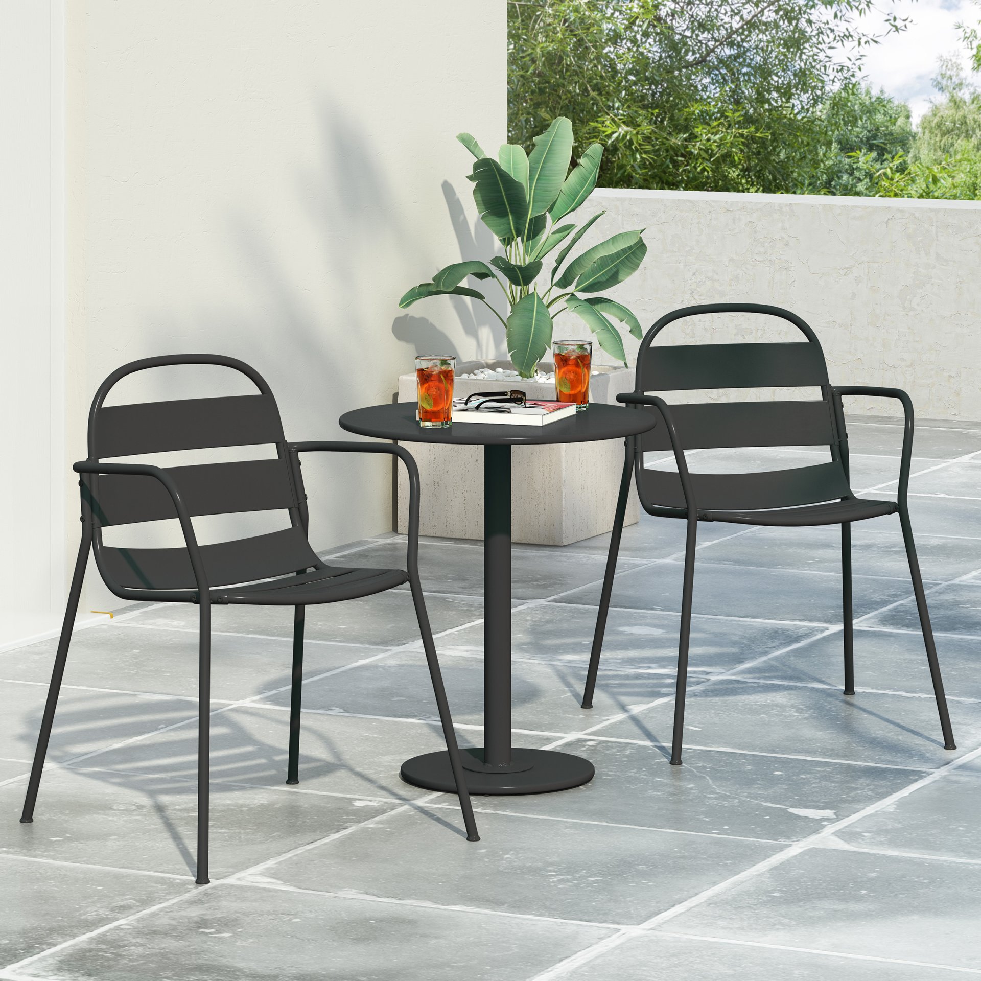 Terra Nova - Bistro Set - Matte Black - Image 2
