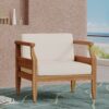 Aston - Outdoor Club Chair (Set of 2) - Cream - Image 6