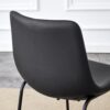 (Set of 4) Classic Chairs, A Stylish Seat Suitable For Modern Minimalist And Industrial Style Environments - Black - Image 15