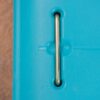 Stylish Concrete Square Wheelie Umbrella Base With Stainless Steel Pole Handle - Teal - Image 4