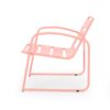 Modern Conrad Chair Set With Metal Frame - Coral - Image 8