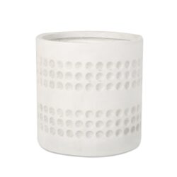 Durable Cube Planter - Antique White