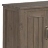 Lev - Handcrafted TV Media Stand - Smoky Brown - Image 2