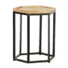 Modern Industrial End Table (Set of 3) - Black / Natural - Image 7