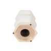 Contemporary Ceramic Drum Stool Indoor / Outdoor Side Table Glazed Accent Garden Stool - White - Image 9