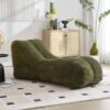 Creative Bean Bag Sofa Chair With High Quality Sponge Filling - Olive Green - Image 2
