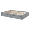 Full Size Daybed With Fence Guardrails And 2 Drawers - Gray - Image 6