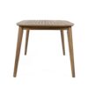 Acacia Wood Dining Table 8 Person Outdoor Table, Farmhouse Furniture For Patio, Garden, Backyard - Light Brown - Image 8