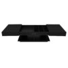 Extendable Coffee Table, Multifunctional Adjustable Coffee Table With Hidden Storage Space For Living Room - Black - Image 13