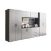 Astro Series - Garage Cabinet Set A With Soft Closing Drawers - Metallic Gray - Image 11