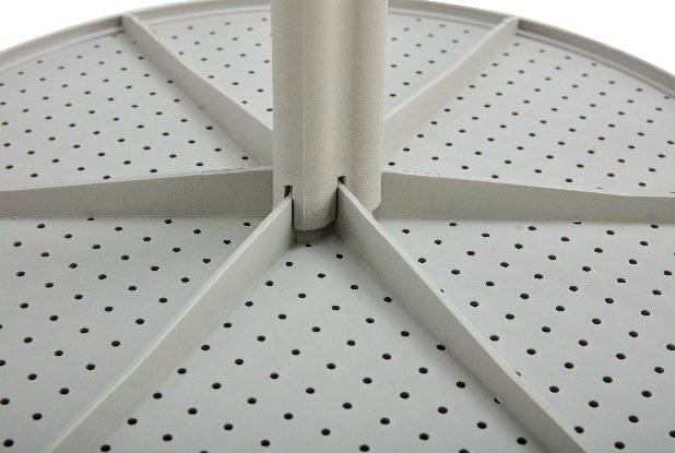 3 Piece Plastic Arm Chair Bistro Grs Premium Ocean Plastic - Light Gray - Image 6