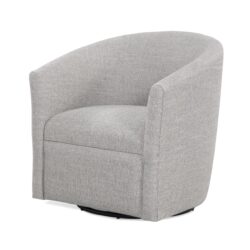 Lainey - Swivel Barrel Chair With 360 Degree Rotation - Beige