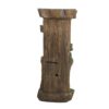 Rustic Decorative Tree Trunk 5 Tier Water Fountain, With Light And Pump, For Indoor And Outdoor - Brown - Image 5