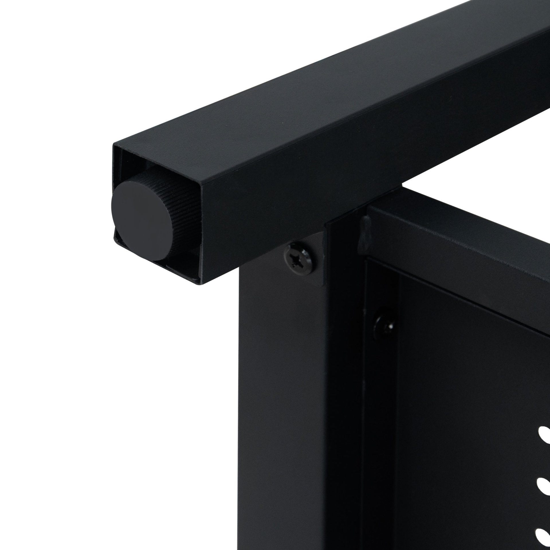 Modern Freestanding 36" Bathroom Vanity With Ceramic Sink, Hot And Cold Faucet, 2 Door Cabinet & Open Iron Shelf - Walnut - Image 20