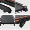 Folding Electric 3.5Hp Treadmill With Incline Medium Running Machine Motorised LCD Gym 330Lbs Folding Treadmill Electric Motorized Power 14.8Km / H Running Fitness Machine Gym - Black - Image 9