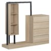 Wardrobe With 4 Drawers And 3 Shelves - Natural - Image 4