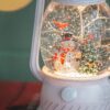 Christmas Plastic / Resin Lantern With Snowman & Tree LED / Water Spinning / 6 Hours Timer, 3*AA Batteries Required - White / Multi - Image 10