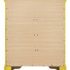 4 Drawer Chest Traditional Style - Yellow - Image 4