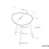Tanner - Metal Side Table - Gold - Image 8