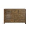 Lisque - 7 Drawer Dresser - Brown - Image 2