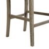 Bar Stools (Set of 2), Rubber Wood Frame, Retro Bar Chairs Suitable For Kitchen Island - Beige / Gray - Image 15