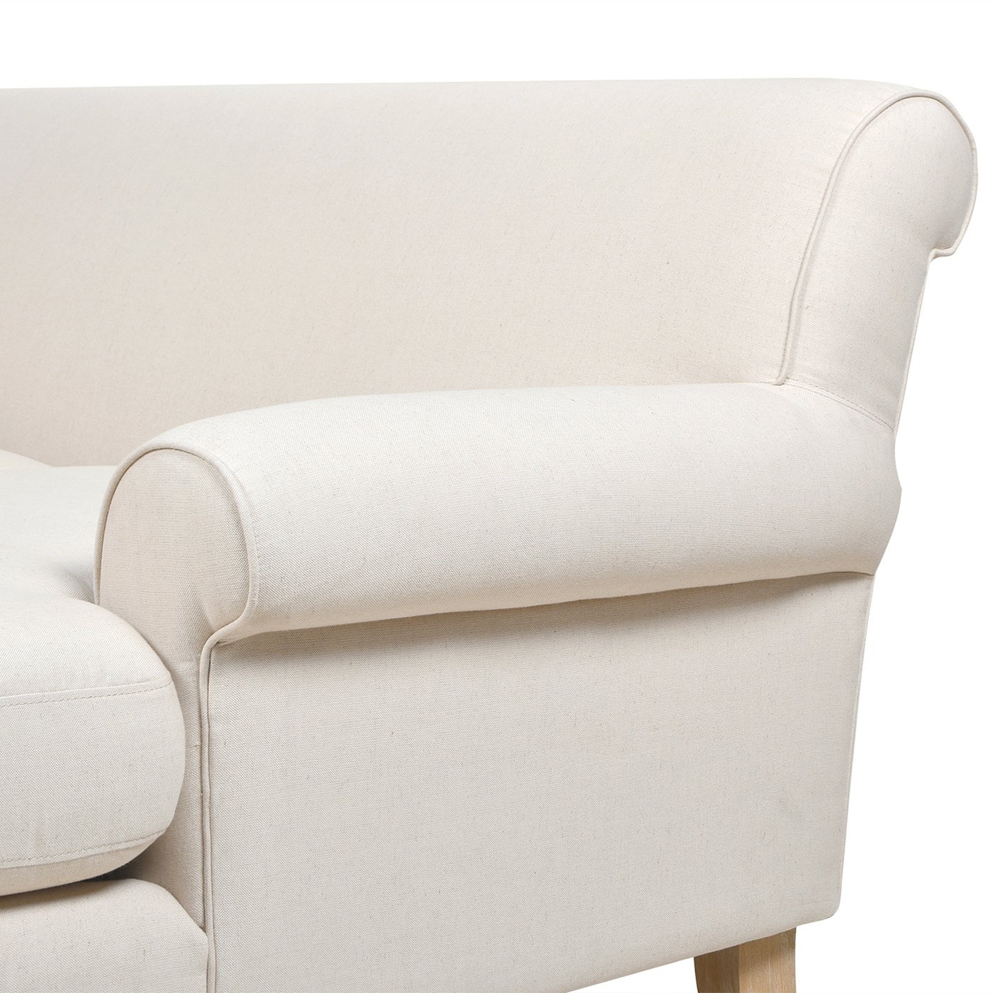Alana - L-Shape Reversible Sectional Sofa - Light Beige - Image 2