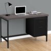 Computer Desk For Home Office, Laptop, Left, Right Set - Up, Storage Drawers, And Contemporary & Modern - Black - Image 3