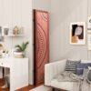 Panel Solid Wood Folding Room Divider - Brown - Image 11
