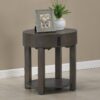 Jonah - MDF End Table With USB Ports - Light Brown - Image 4